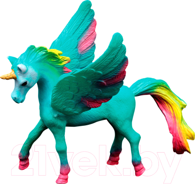 Фигурка коллекционная Masai Mara Мир фэнтези. Жеребенок-единорог с крыльями / MM206-418 - фото