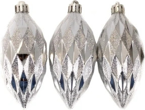 Набор елочных игрушек Белбогемия Сосулька-рубик 28372533 / 256075 - фото