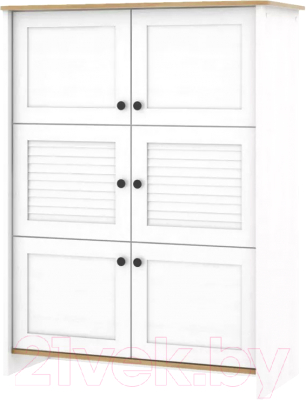 Шкаф Stolline Тифани / 305.12 (дуб небраска/белый) - фото