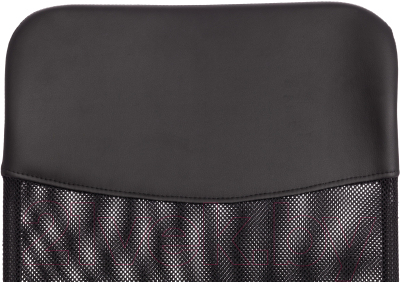 Кресло офисное Tetchair Practic Plt кожзам/ткань (черный)