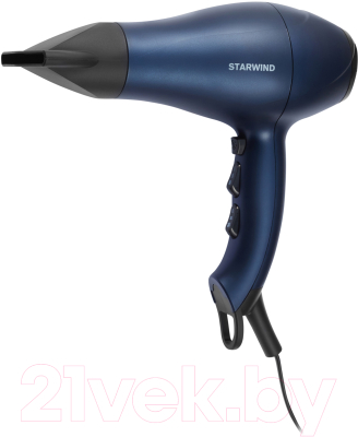 Профессиональный фен StarWind SHD 6062 (черный/синий)