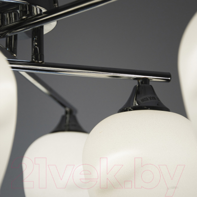 Люстра Элетех 21271-7/6 НПБ 01-6х60-118 Е27 / 1005405264 (хром)