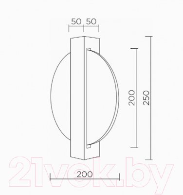 Бра LED4U L7366-2 BS