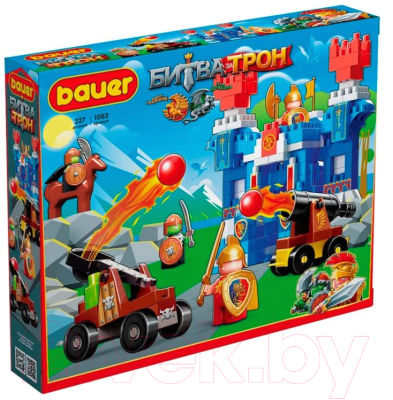 Конструктор Bauer Битва за трон: катапульта, пушка и крепость / 1083 - фото