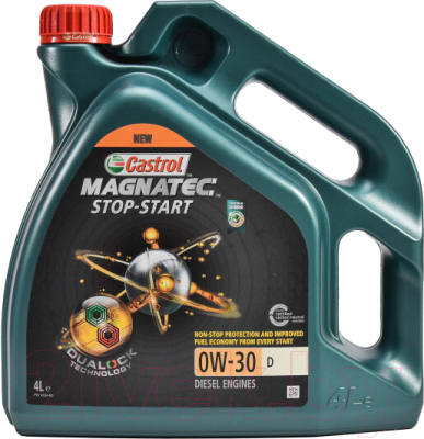Моторное масло Castrol Magnatec Stopstart D 0W30 - фото