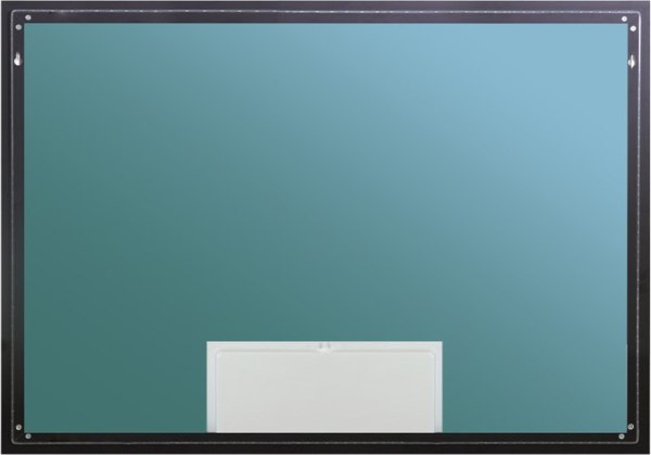 Зеркало Континент Meridian Black Led 100x70