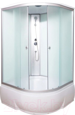 Душевая кабина Водный мир ВМ-8819 120x120 (белый/матовое стекло) - фото
