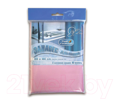 Шторка-занавеска для ванны V-line 180x180