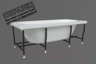 Ванна акриловая Radomir Вальс 200x100 / 1-01-2-0-9-195К (с сифоном)