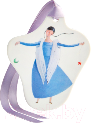 Елочная игрушка Vista Alegre Angels. Голубой ангел 21121911 - фото