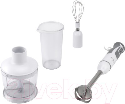 Блендер погружной StarWind SBP3242 (белый/серый)