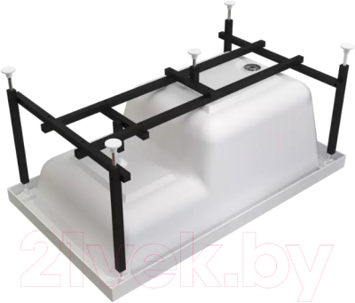 Ванна акриловая Radomir Джоанна 120x70 / 2-01-0-0-1-253Р (с каркасом)