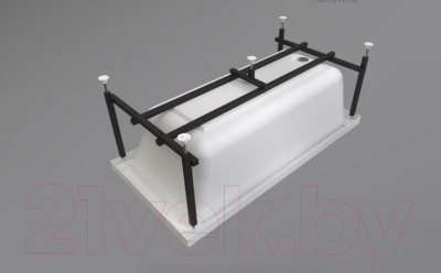 Ванна акриловая Radomir Джоанна 140x70 / 2-01-0-0-1-252Р (с каркасом)