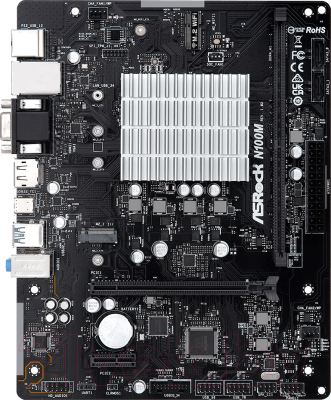 Материнская плата AsRock N100M - фото