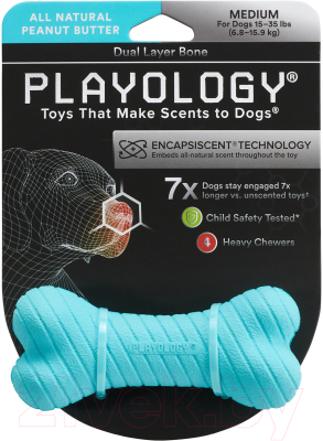 Игрушка для собак Playology Dual Layer Bone / P3000803