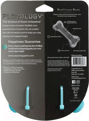 Игрушка для собак Playology Dual Layer Bone / P3000803