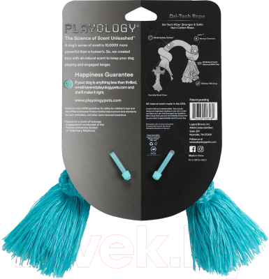 Игрушка для собак Playology Dri-Tech Rope / P3000818