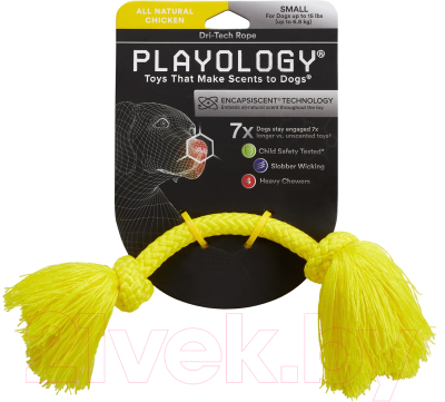 Игрушка для собак Playology Dri-Tech Rope / P300757