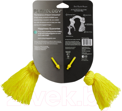 Игрушка для собак Playology Dri-Tech Rope / P300757