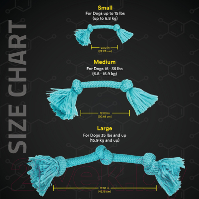 Игрушка для собак Playology Dri-Tech Rope / P3000821