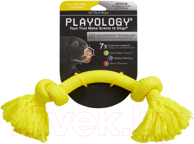 Игрушка для собак Playology Dri-Tech Rope / P300760
