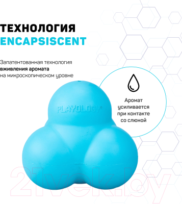 Игрушка для собак Playology Squeaky Bounce Ball / P33296
