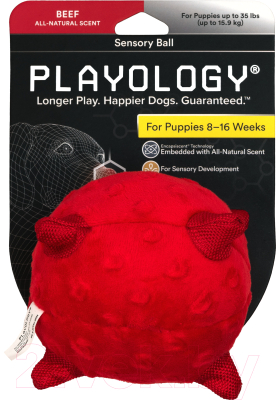 Игрушка для собак Playology Puppy Sensory Ball / P33338