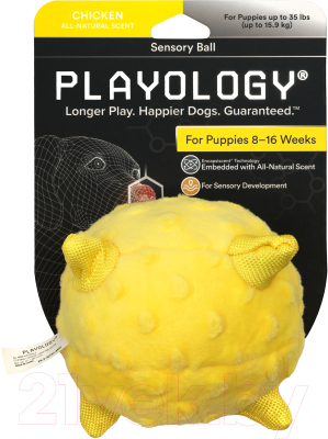 Игрушка для собак Playology Puppy Sensory Ball / P33425