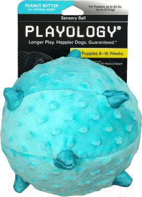 Игрушка для собак Playology Puppy Sensory Ball / P33341