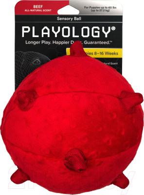 Игрушка для собак Playology Puppy Sensory Ball / P33340