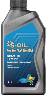 Трансмиссионное масло S-Oil Seven Gear HD 75W90 / E107809 - фото