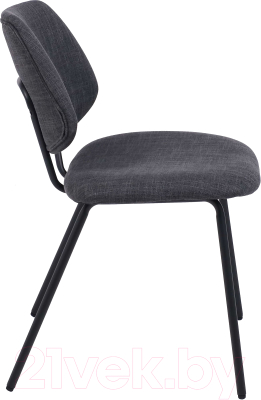 Стул AksHome Dixie (темно-серая ткань/черный)