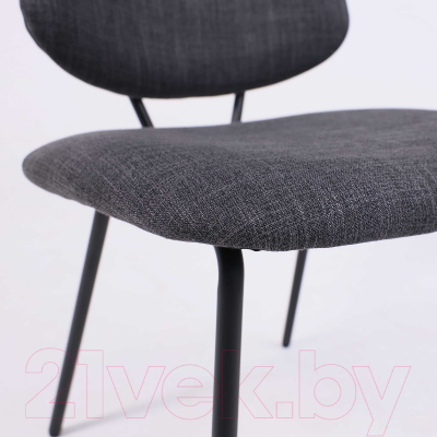 Стул AksHome Dixie (темно-серая ткань/черный)