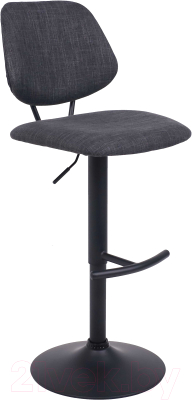 Стул барный AksHome Jessy (темно-серая ткань/черный) - фото
