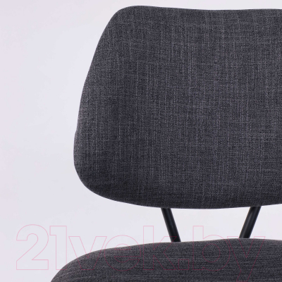Стул барный AksHome Jessy (темно-серая ткань/черный)