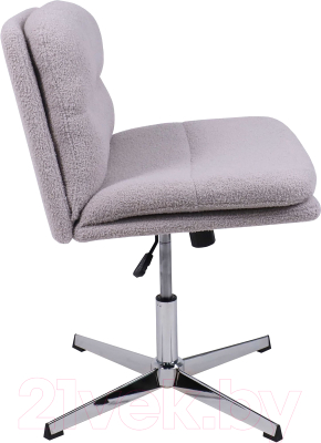 Кресло офисное AksHome Andre (светло-серый букле CM2023-8/хром)
