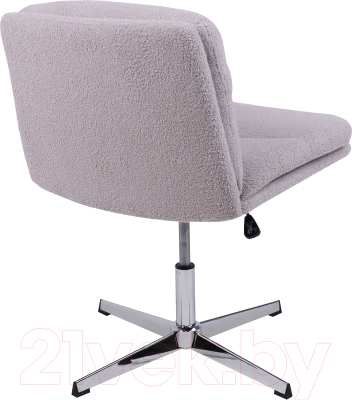 Кресло офисное AksHome Andre (светло-серый букле CM2023-8/хром)