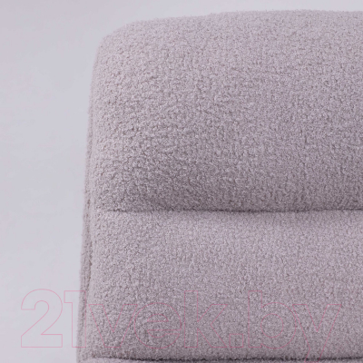 Кресло офисное AksHome Andre (светло-серый букле CM2023-8/хром)