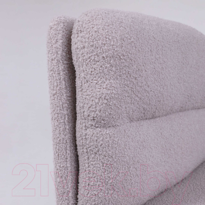 Кресло офисное AksHome Andre (светло-серый букле CM2023-8/хром)