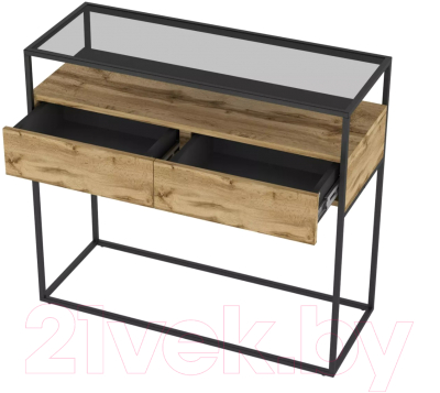 Консольный столик Калифорния мебель Эйден (дуб вотан)