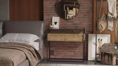 Консольный столик Калифорния мебель Эйден (дуб вотан)