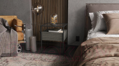 Прикроватная тумба Калифорния мебель Эйден (интра)