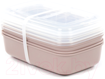 Набор контейнеров Полесье №40 1.6л с крышками / 73805 - фото