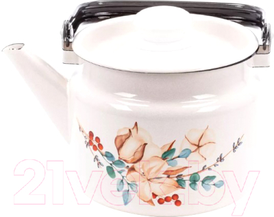 Чайник Лысьвенские эмали Унесенные ветром / С-2710П2/4ЖмРч - фото