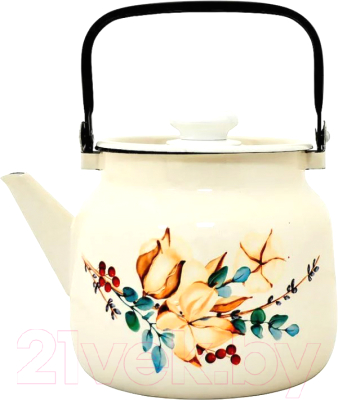 Чайник Лысьвенские эмали Унесенные ветром / С-2713П2/4ЖмРч - фото