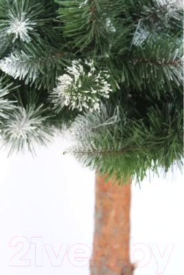 Сосна искусственная Toyland С белыми кончиками и шишками на штамбе