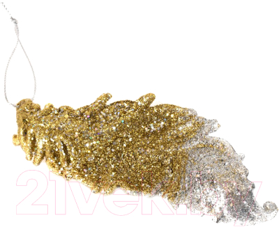 Елочная игрушка Белбогемия Перо FC23HE-140 / 106078 - фото