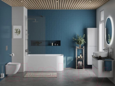 Ванна акриловая BelBagno BB712-1700-730-L