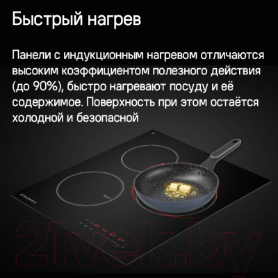 Индукционная варочная панель Maunfeld CVI453STBK