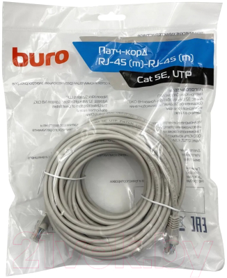 Кабель Buro UTP-5E-20M-G
